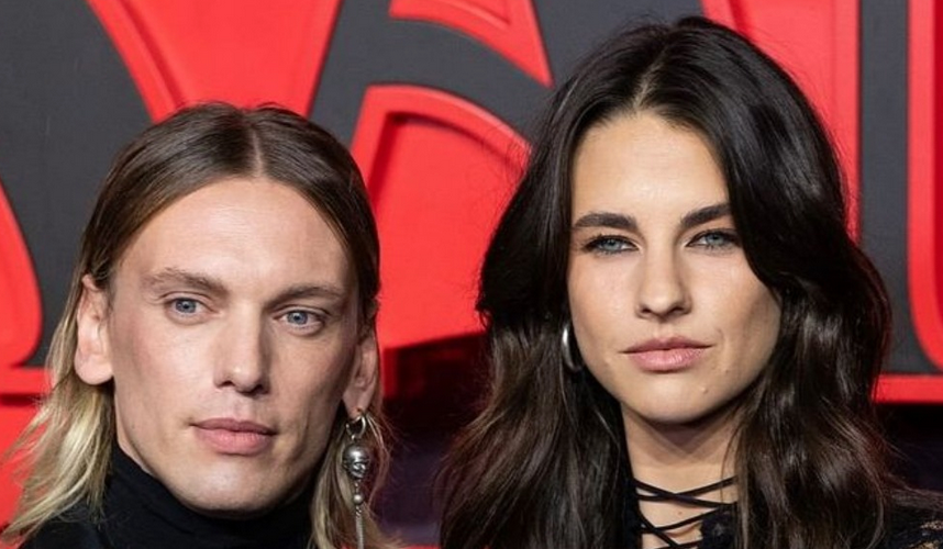 Jamie Campbell Bower and Elena Taber