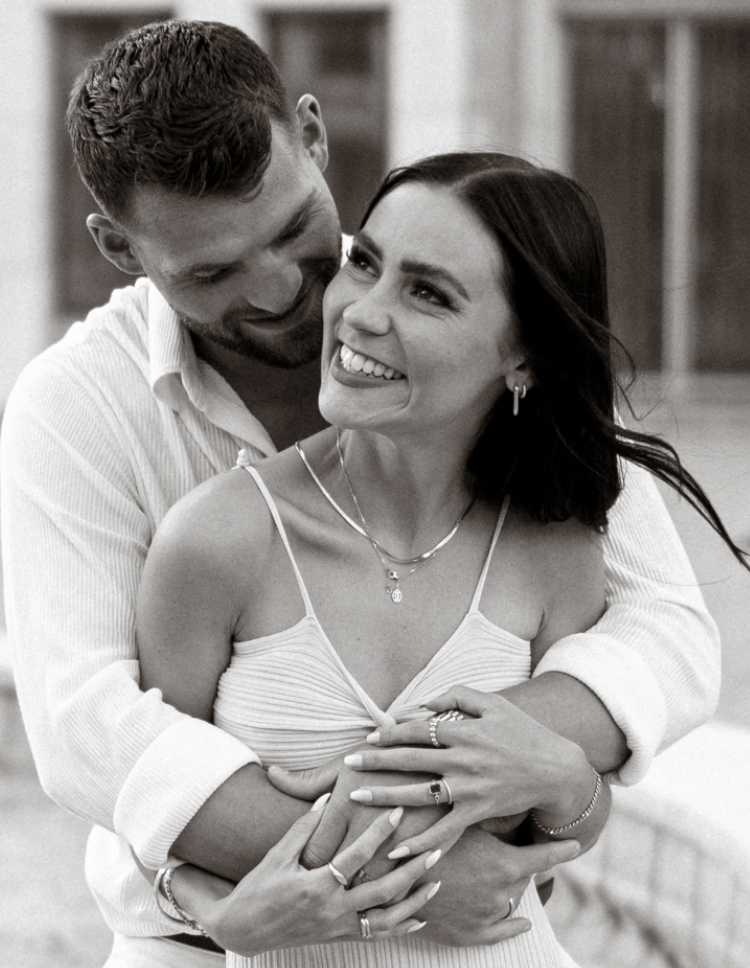 Eduard Löwen with his wife